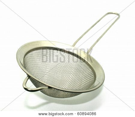 Kitchen Strainer Isolated On White Background