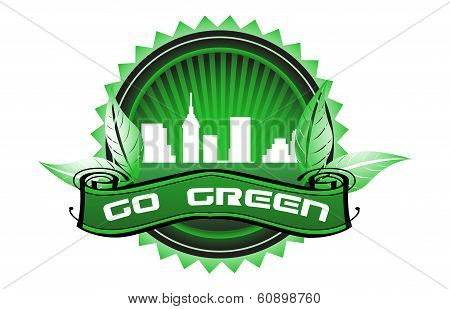 Go green badge