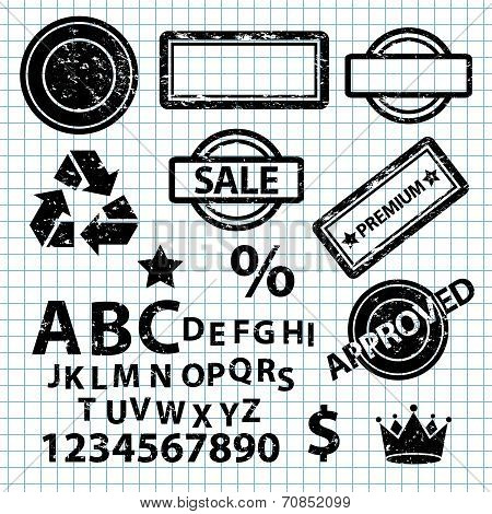 Stamps set