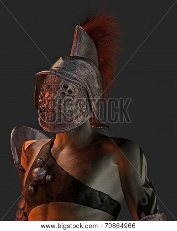 Roman Gladiator Portrait