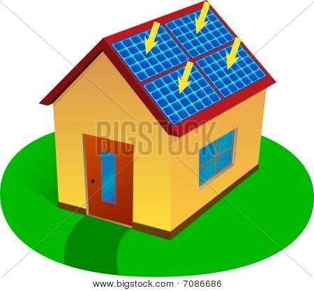 dům solární energie