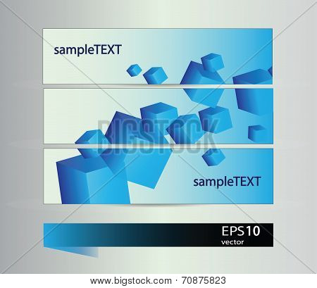 Colorful Square banners