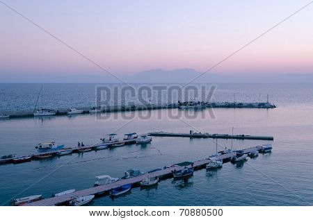 Twilight On The Thermic  Gulf, Chalkidiki, Greece
