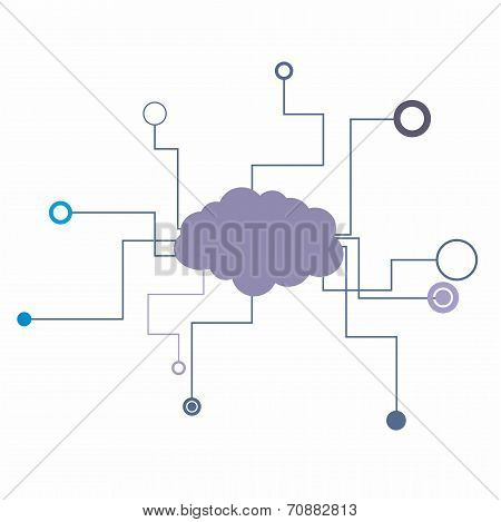 Abstract technology background