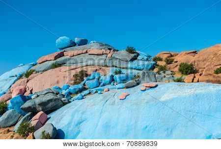 Painted Rocks, Tafraoute, Morocco