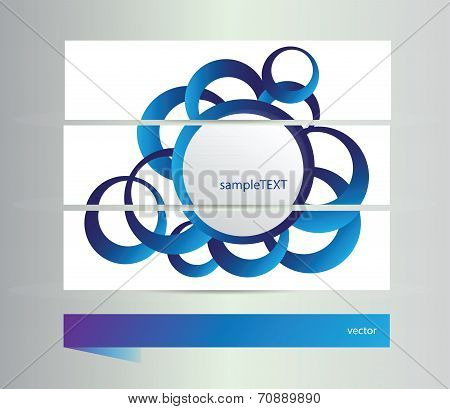 Vector set of banners