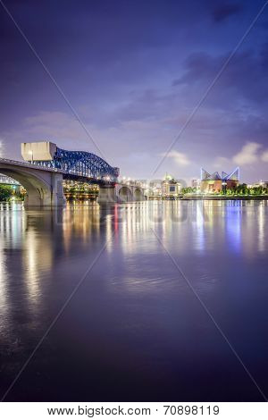 Chattanooga, Tennessee, USA downtown skyline.