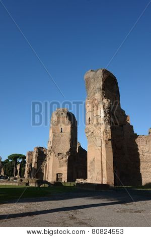 Caracalla Baths In Rome