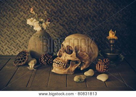 Still Life With A Skull.