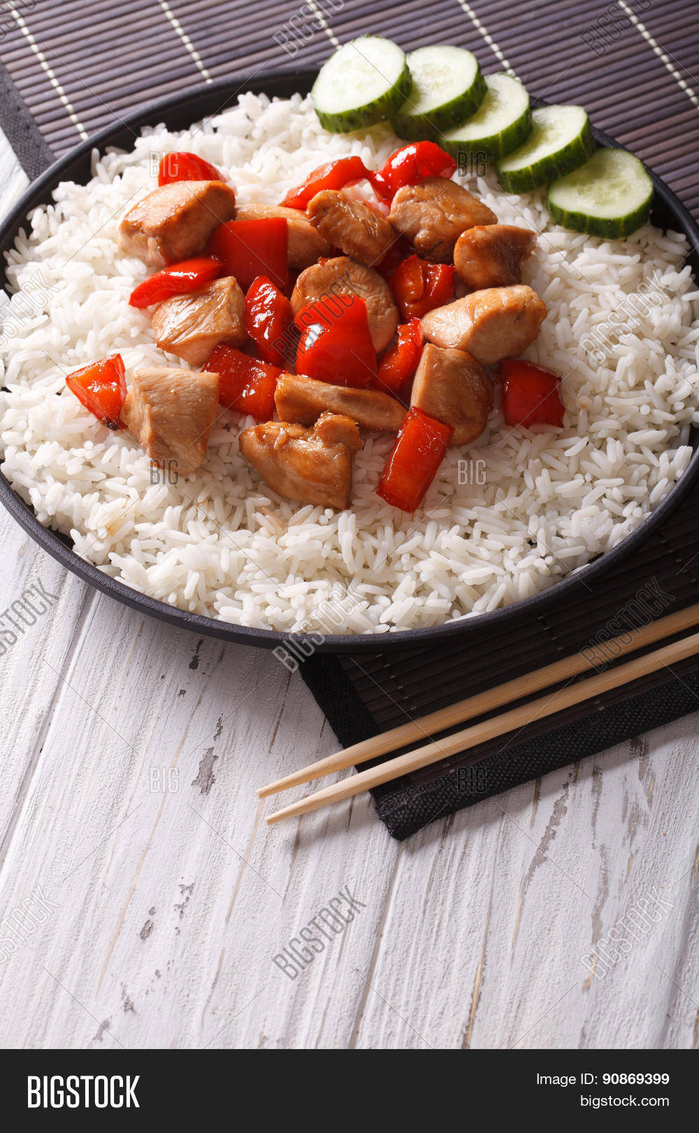 Rice Chicken Pieces Image & Photo (Free Trial) Bigstock