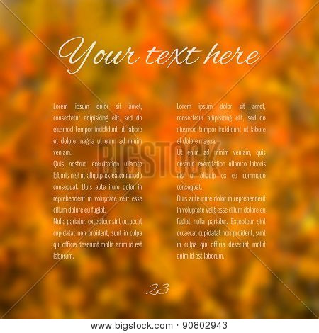 Abstract Blurred Background