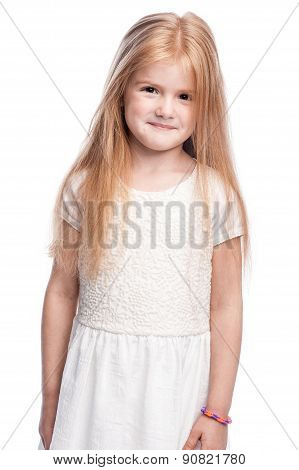 Beautiful Smiling Four Year Old Little Girl