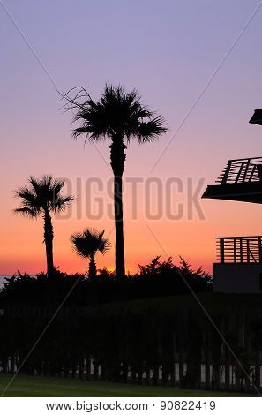 Sunset In Cadiz, Spain.