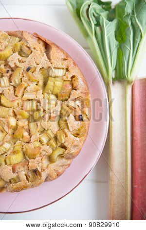 Sweet Rhubarb cake