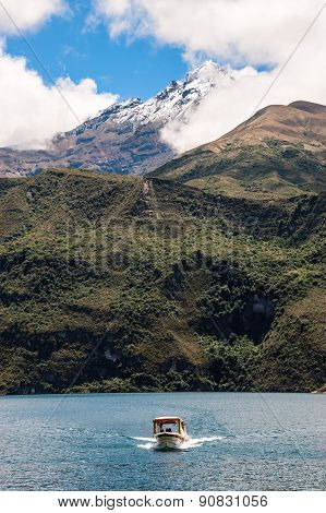 Cuicocha Caldera And Lake In Ecuador
