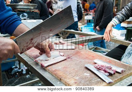 Catania fish market