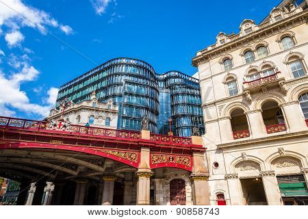 Holborn Viaduct, A Road Bridge In The City Centre Of London