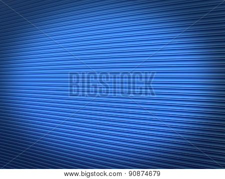 Blue roller shutter background