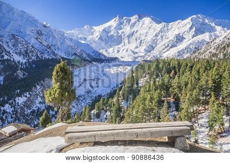 Idyllic of mountain peak