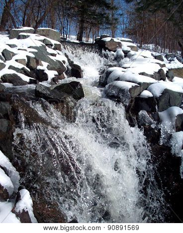 Winter Waterfall
