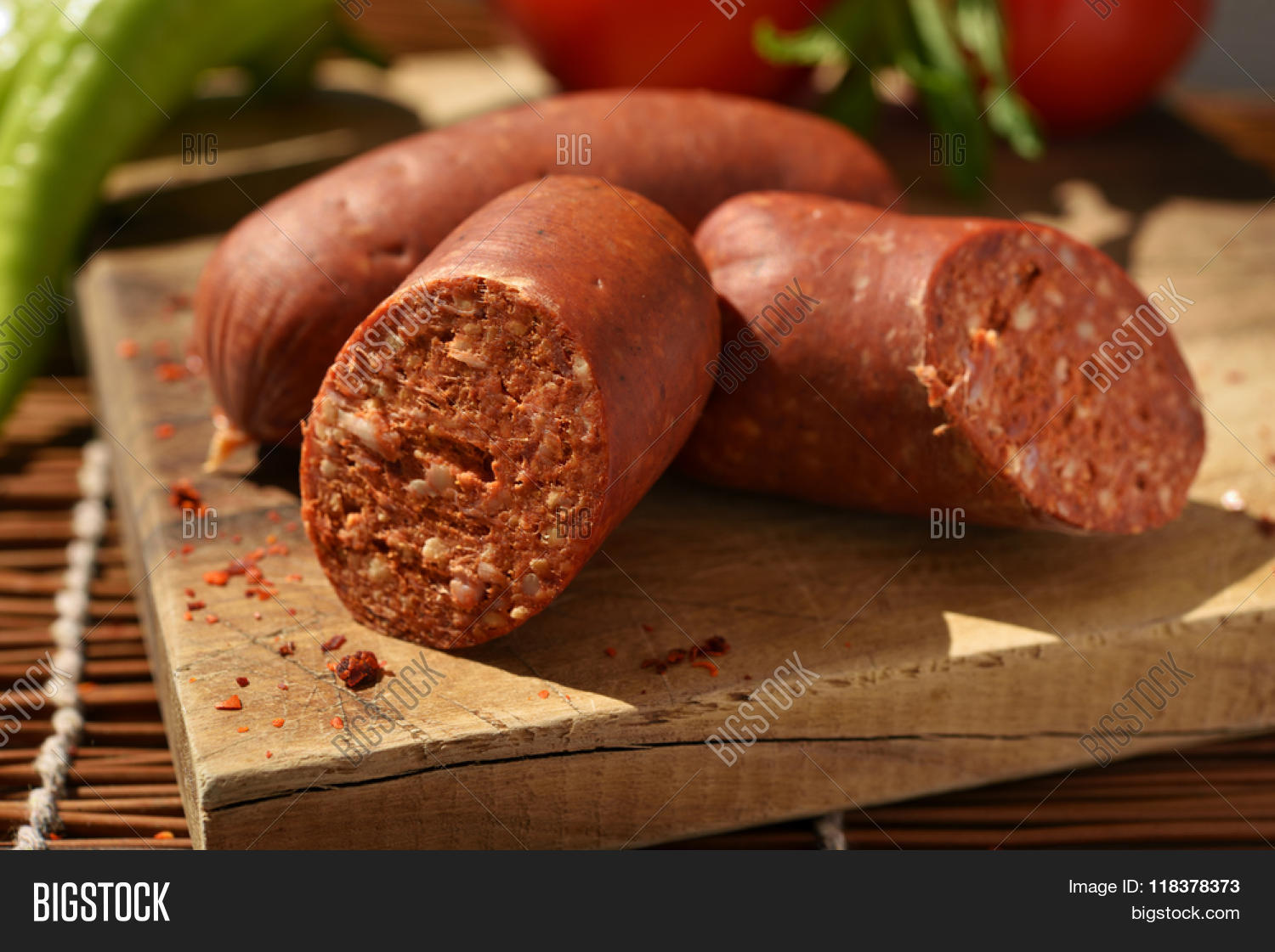 Turkish Sausage Sucuk Image & Photo (Free Trial) Bigstock