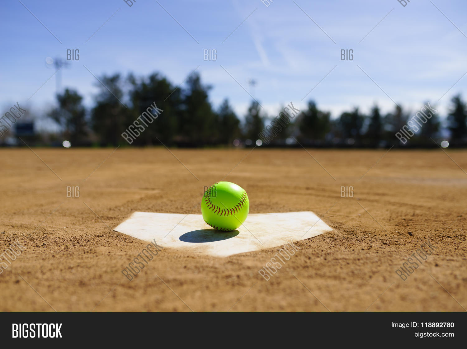 Softball Softball Image & Photo (Free Trial) Bigstock