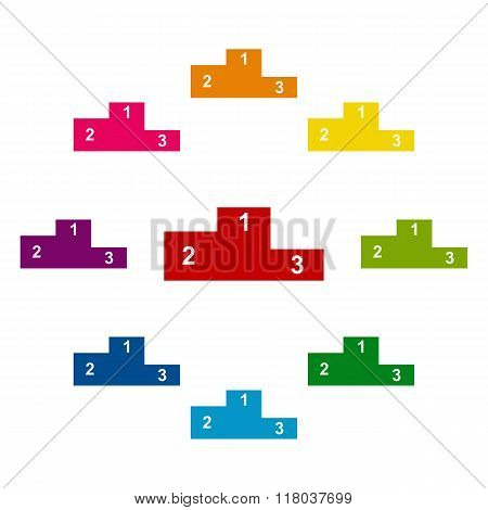 Colorfull icons set