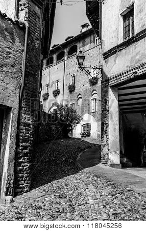 View Of Italian Middle Age Street
