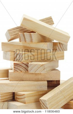 Blocs rectangulaires en bois