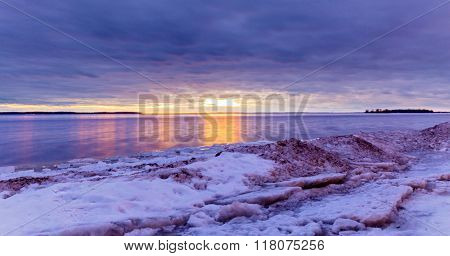 Lachine Quebec, overlooking Lac St Louis.