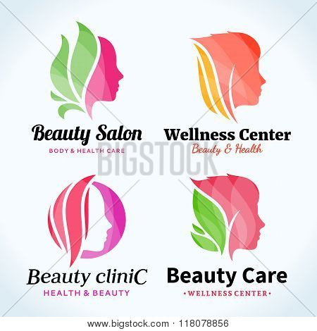 Beauty Salon Logo, Icons And Design Elements