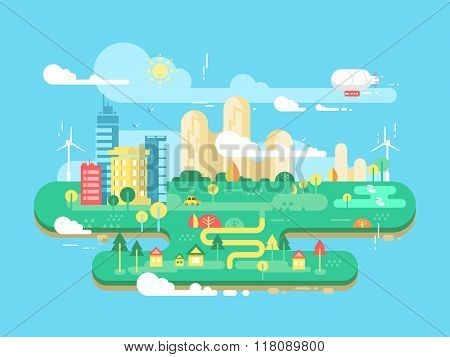 Green city flat