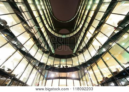 LONDON, UK - SEP 27: PWC building in business district on September 27, 2013 in London, UK. London is the world's most visited city and the capital of UK.