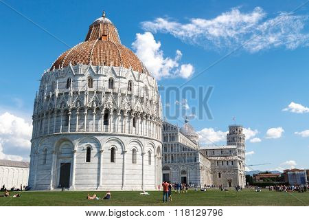 Pisa Baptisery View