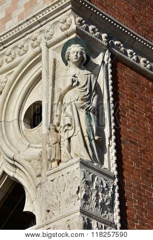 Archangel Raphael From Doge's Palace In Venice