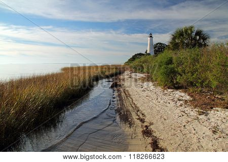 Beach and Lighthouse