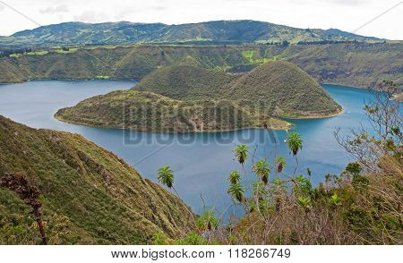 View of the Cuicocha lake