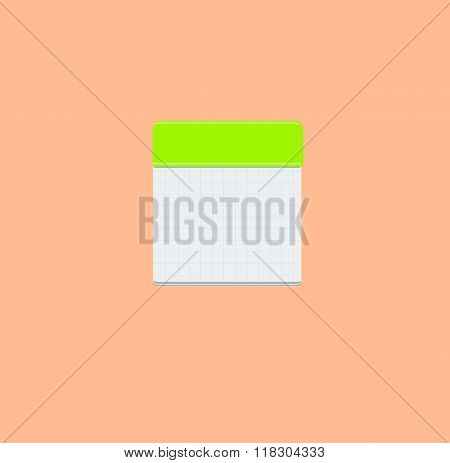 Checkered Notepad Icon