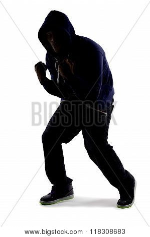 Shadow Boxing Athlete