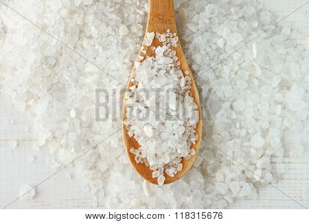 sea salt close up