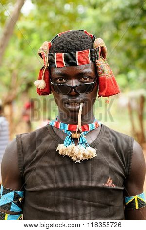 Local People On The Market In The Town Of Jinka, Ethiopia