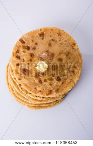 Puran poli is important sweet menu in holi festival in india, indian dessert, puran roti, indian swe