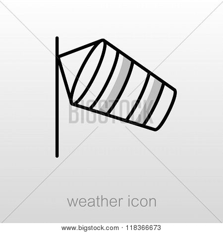 Windsocks Hanging Airport. Meteorology. Weather