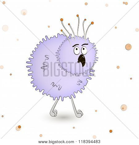 strange bird illustration