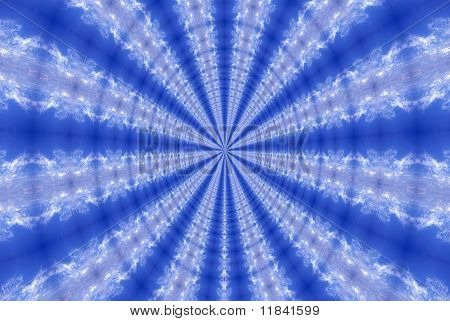Abstraktní Fractal Blue Backgraund