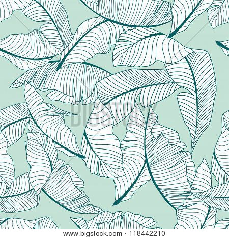 palm pattern vector