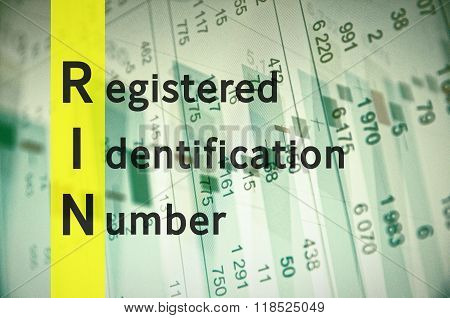Registered Identification number