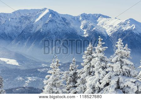 Winter Mountains Landscape