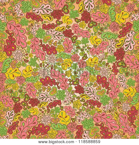 seamless pattern sun flower