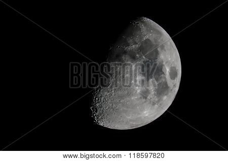 The Moon In The Night Sky
